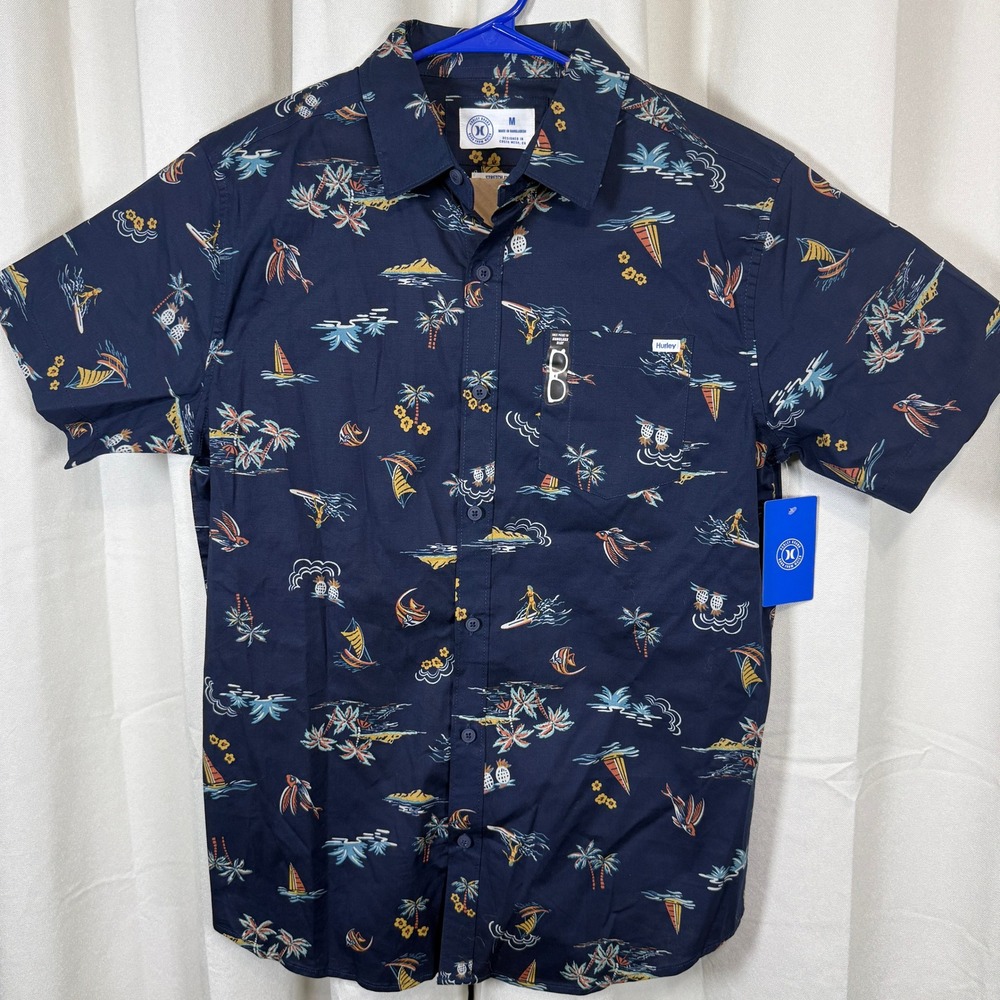 Hurley Mens Tropical Stretch Fit Sz Med